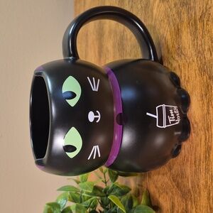 TIM HORTONS 2025 Limited Edition Black Cat Ceramic Mug Heat Activated Detail